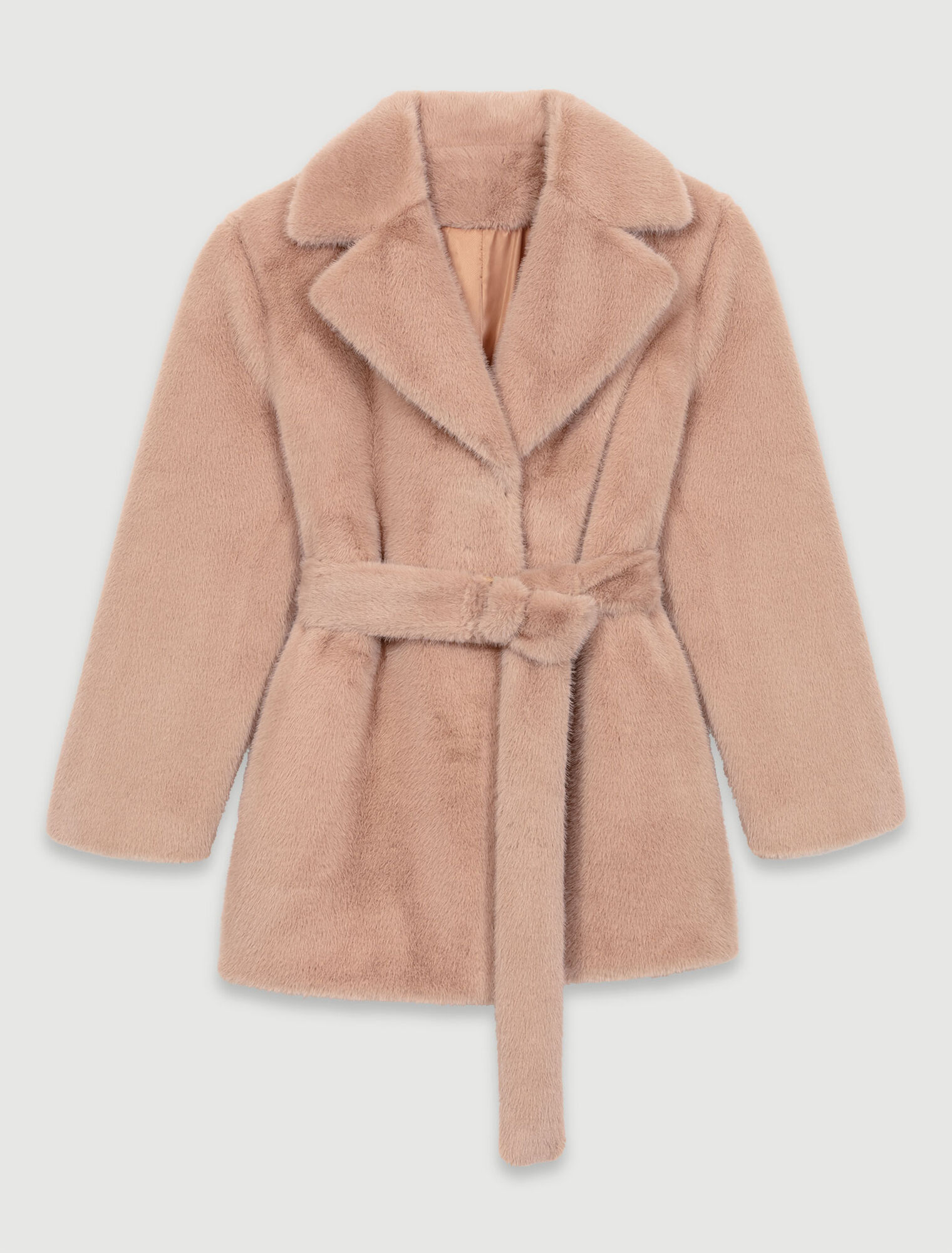 Cappotto in ecopelliccia