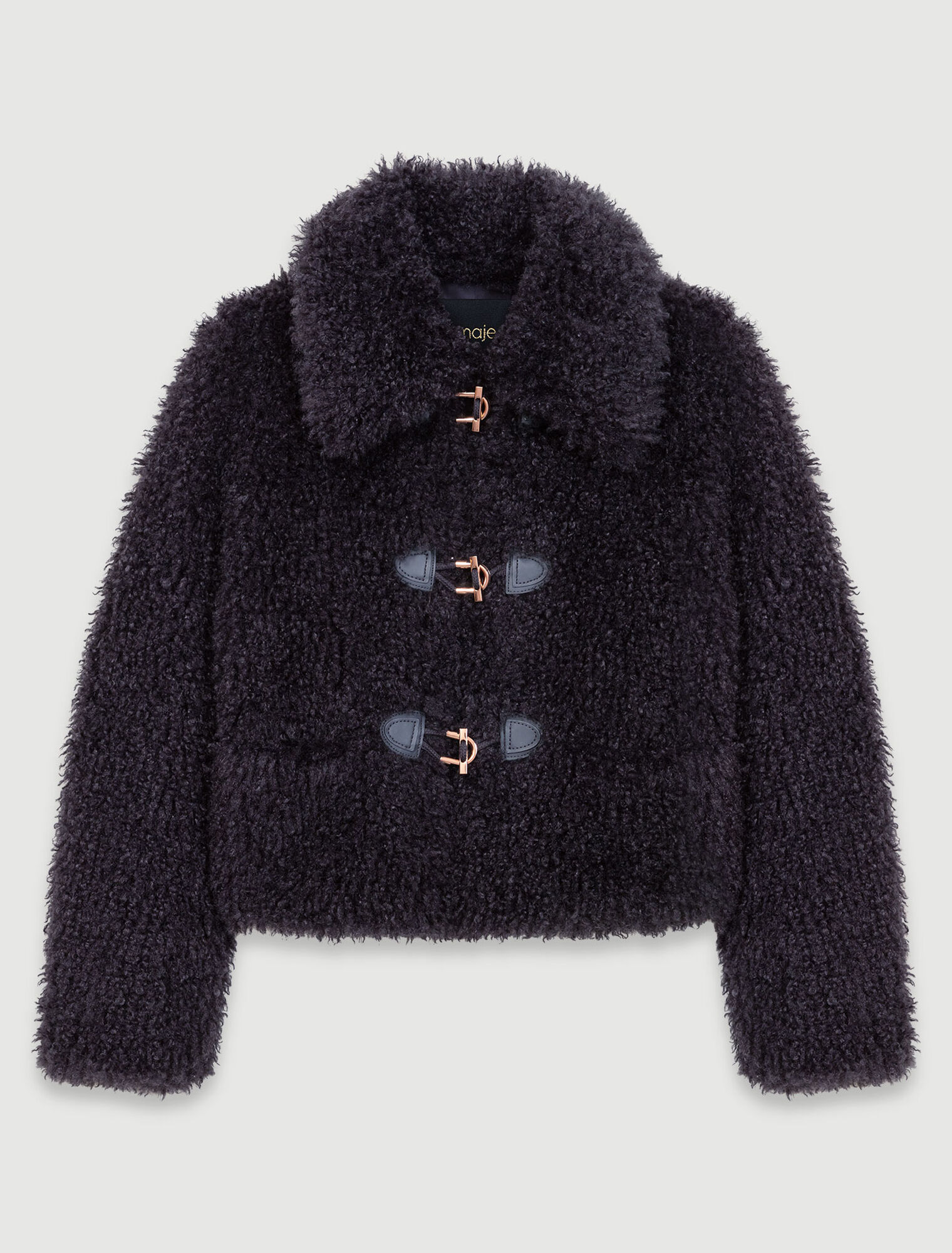 Cappotto corto in spugna