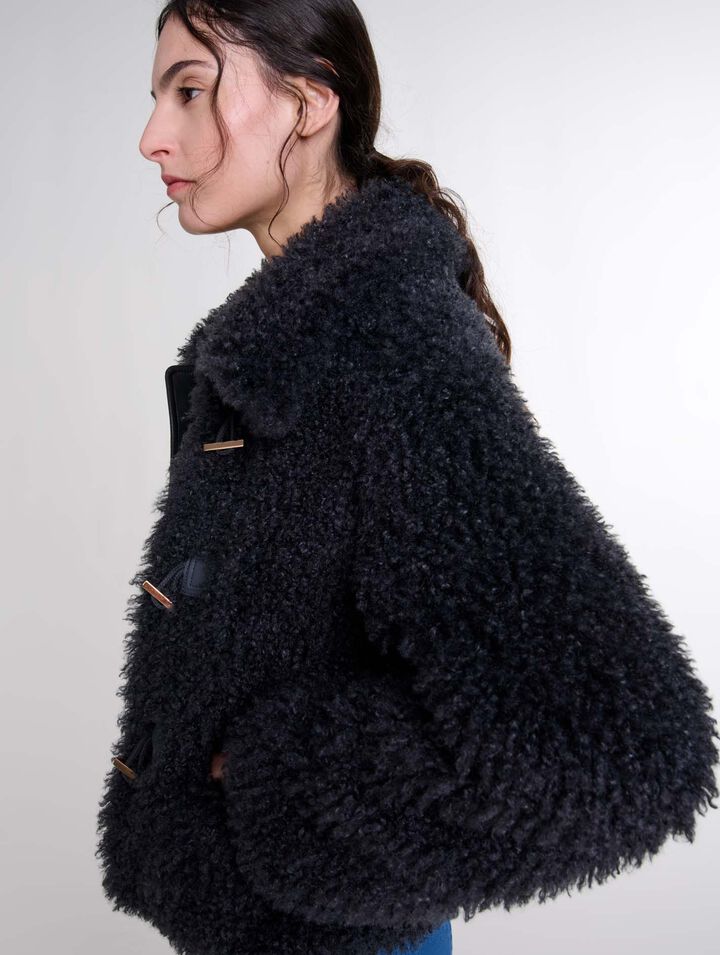 Cappotto corto in spugna