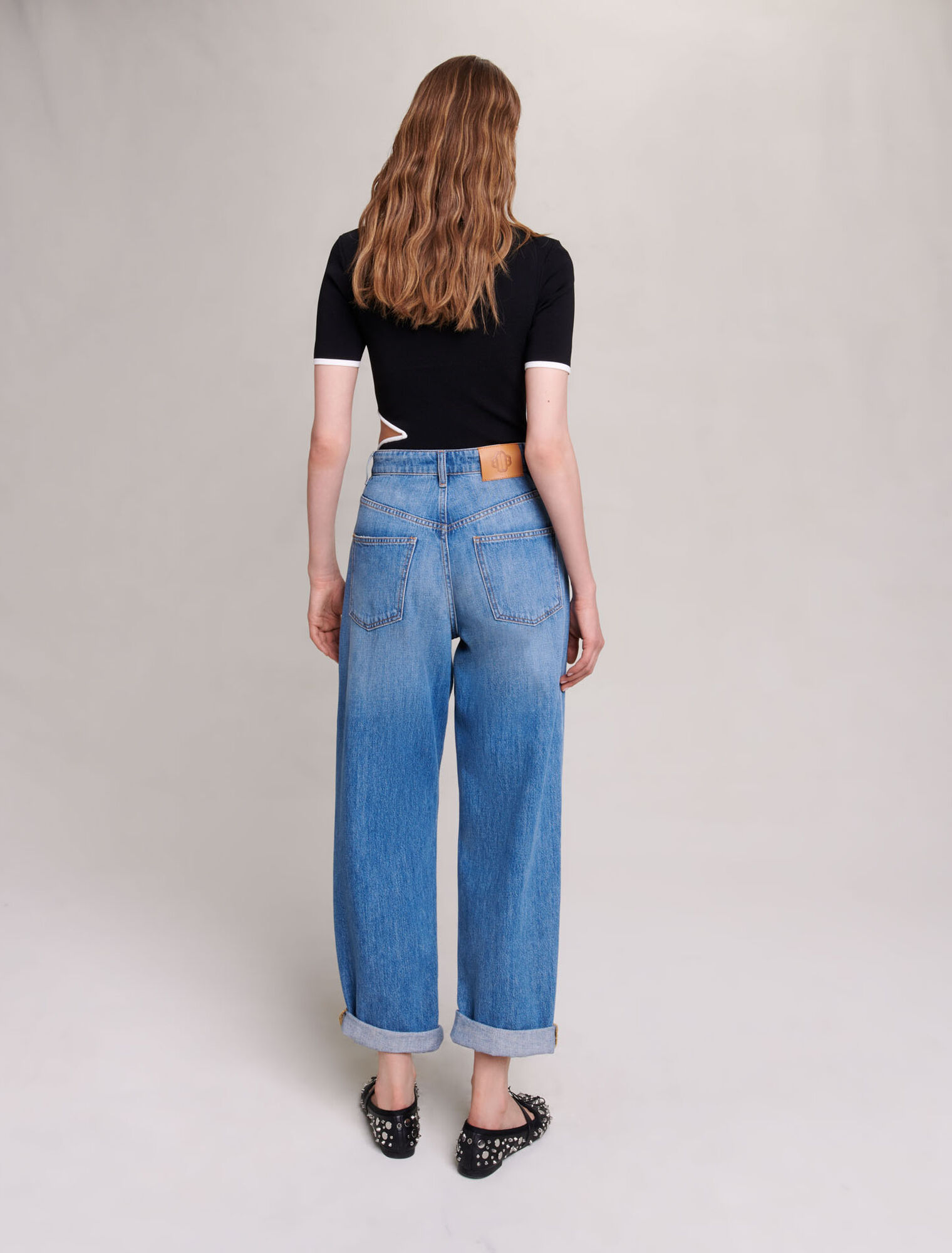 Jeans dritti e ampi