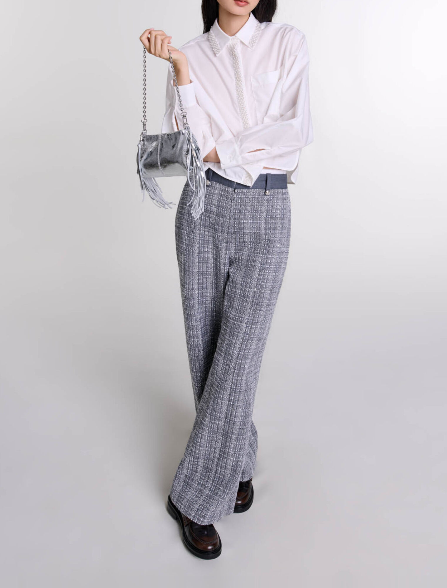 Pantaloni in tweed