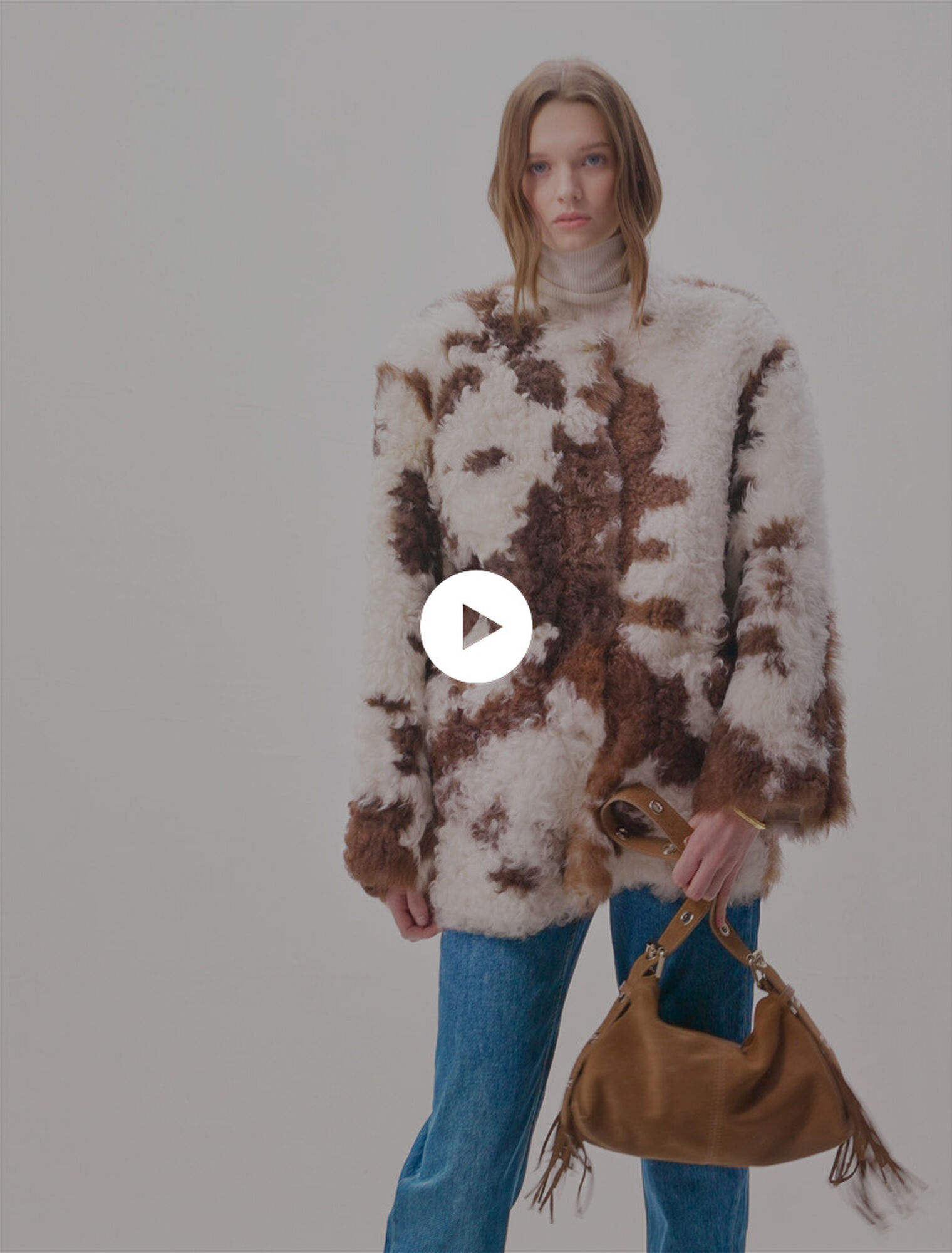 Shearling reversibile