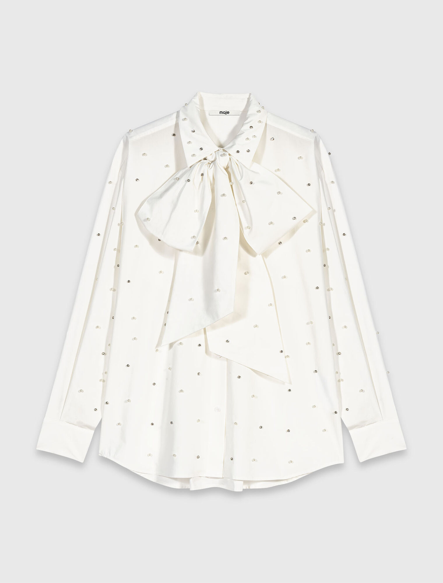 Camicia strass con cravatta