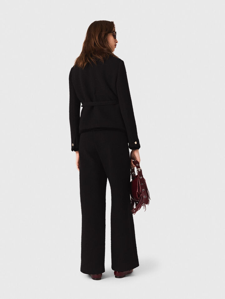 Giacca lunga in tweed