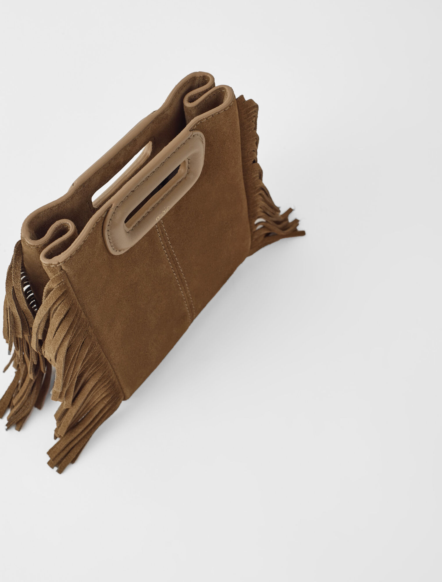Borsa mini M in pelle scamosciata
