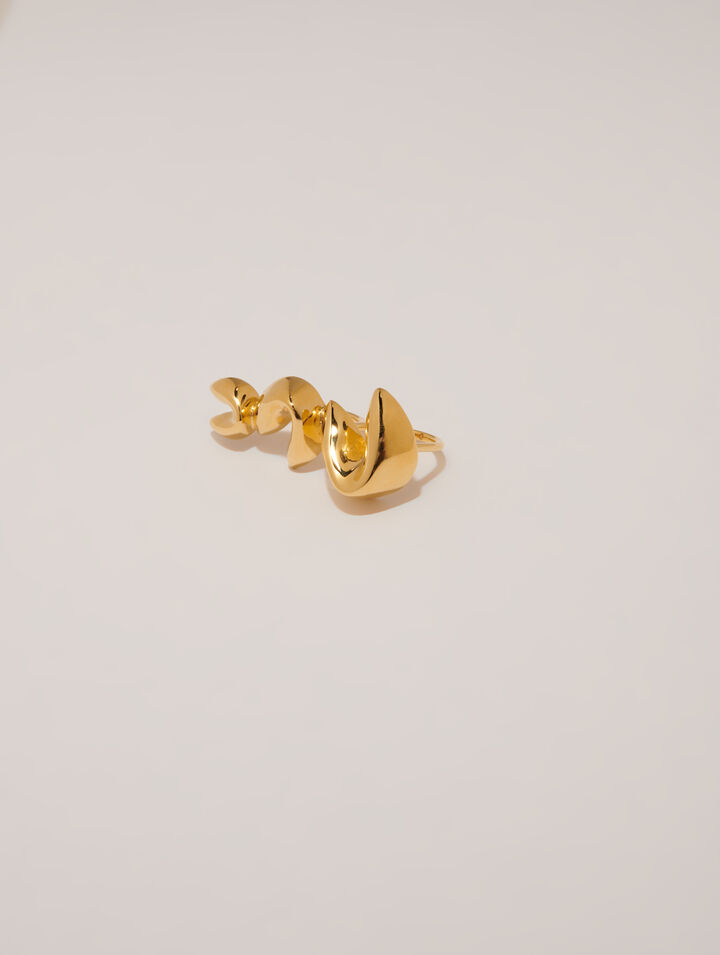 Anello triplo fortune cookie 