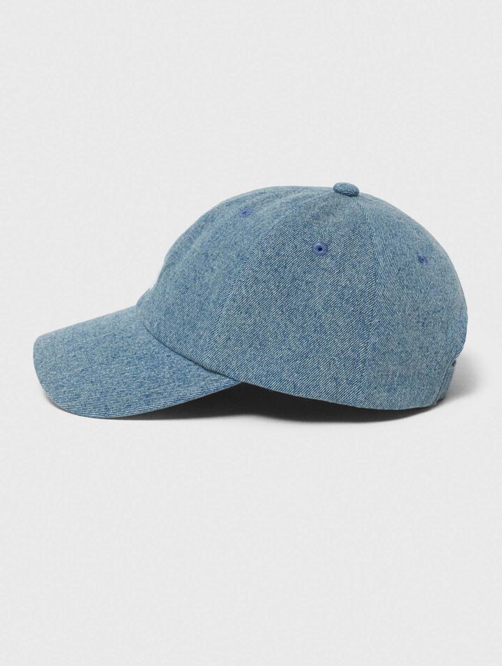 Cappellino in denim