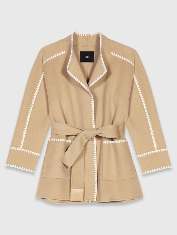 Cappotto corto double face