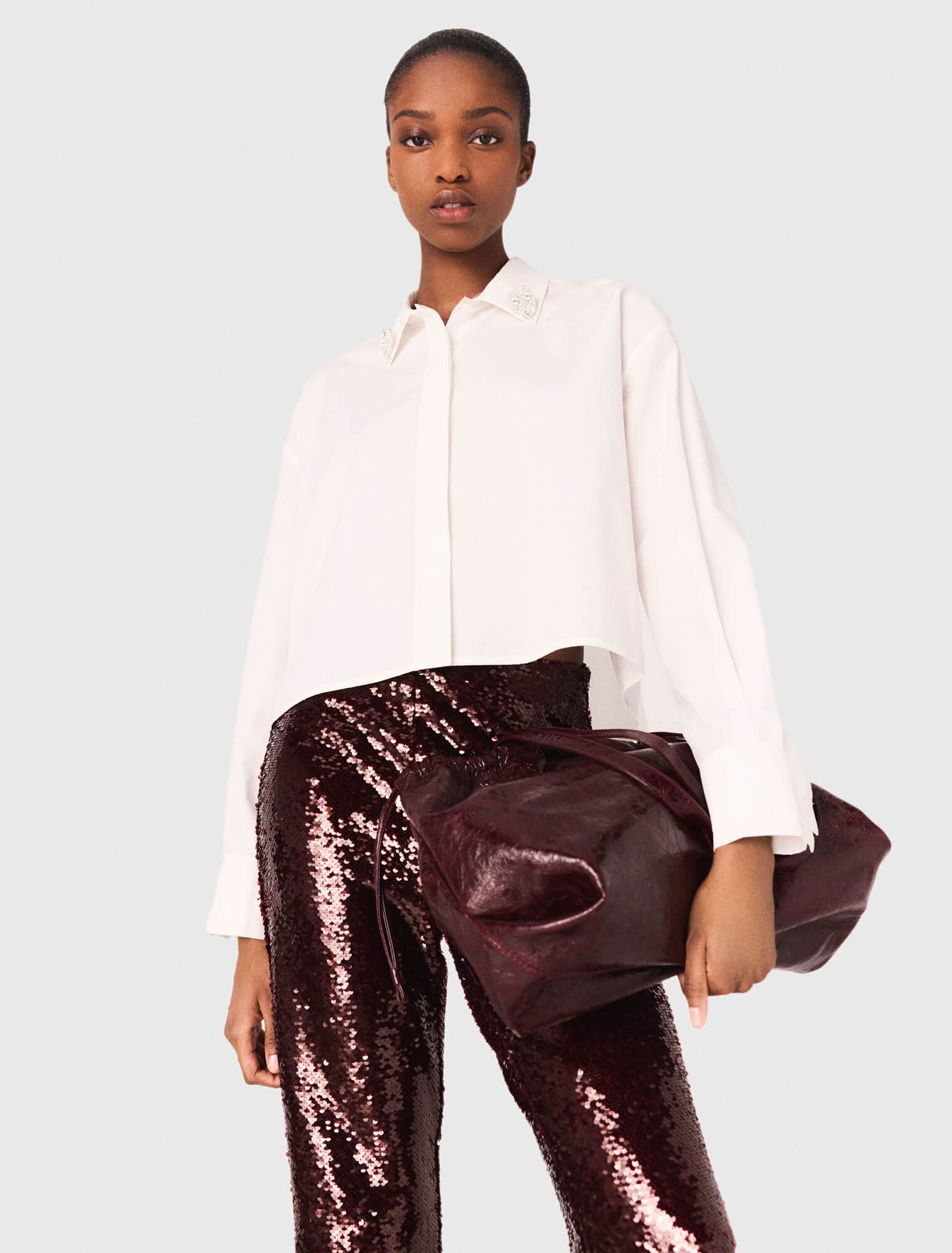 Borsa Miss M tote bag craquelé