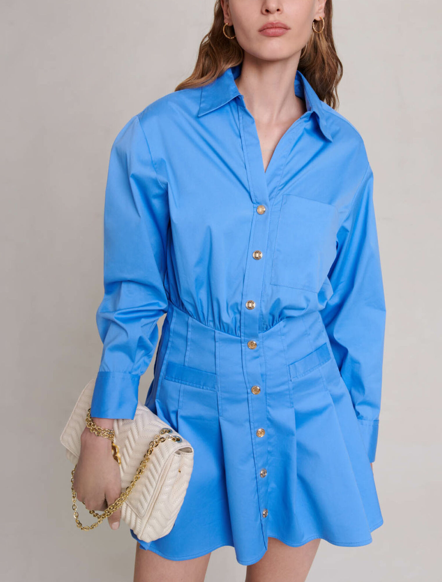 Abito a camicia corto
