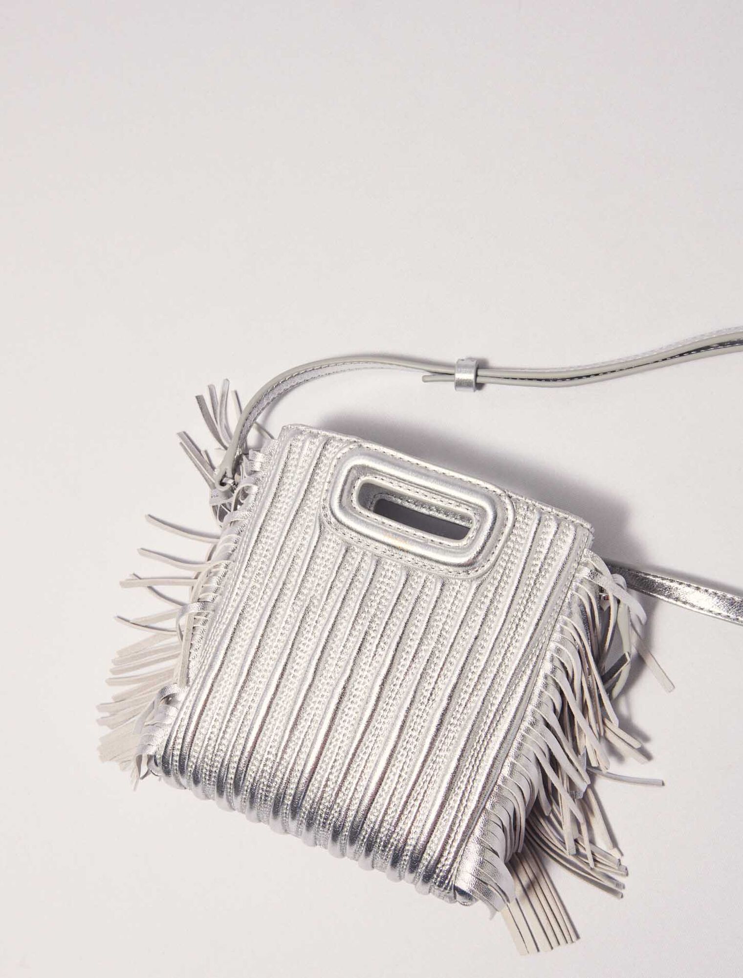 Borsa M Mini pelle trapuntata metal