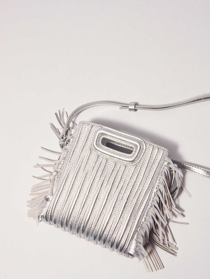 Borsa M Mini pelle trapuntata metal