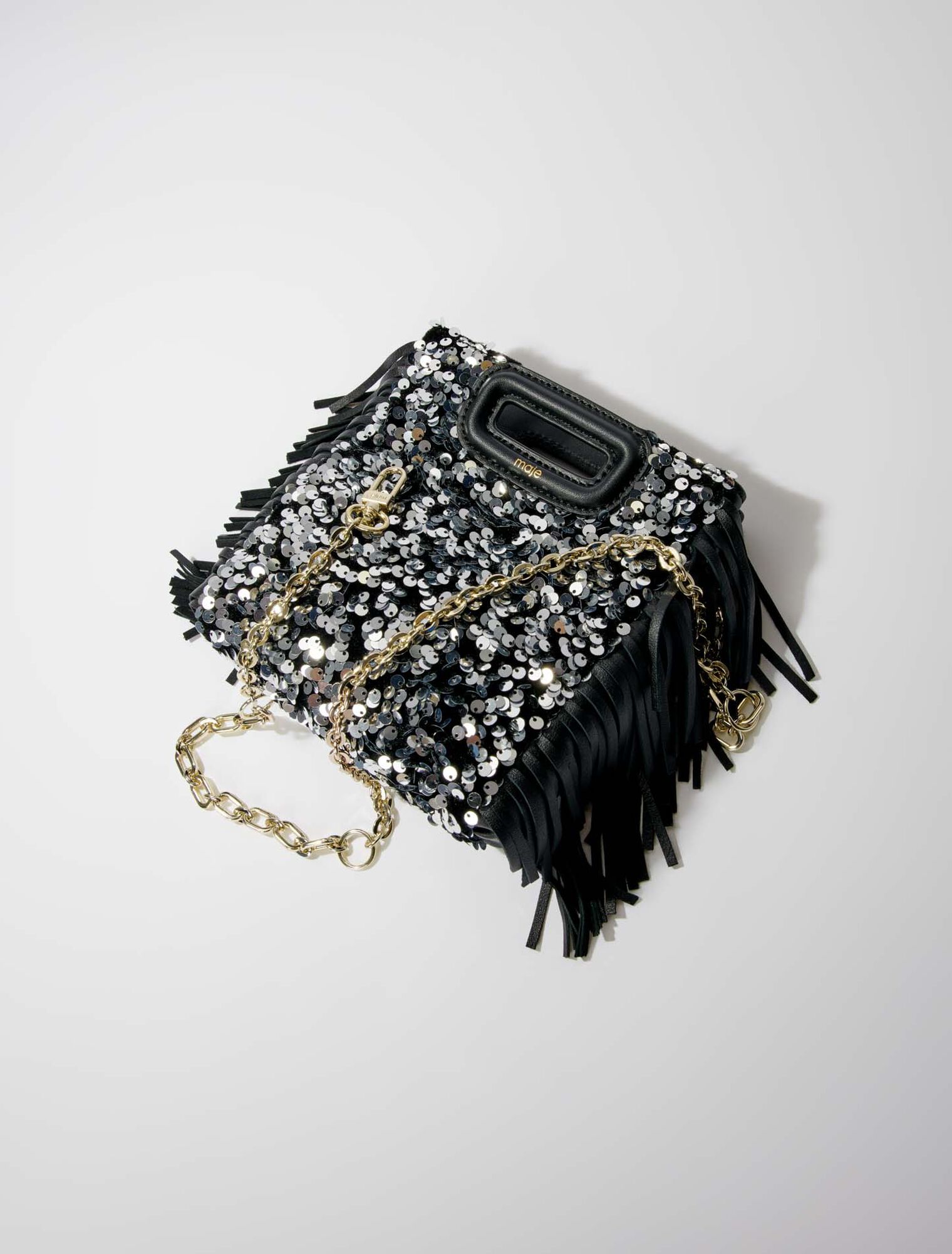 Borsa M mini in paillettes