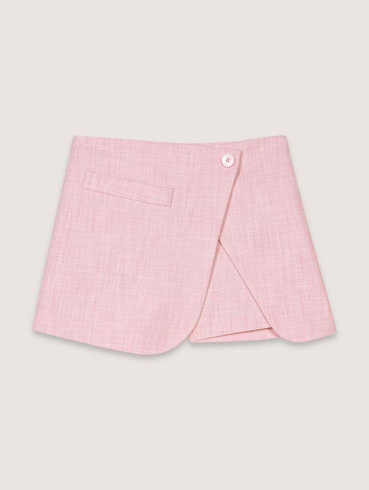 Shorts da tailleur trompe l'œil