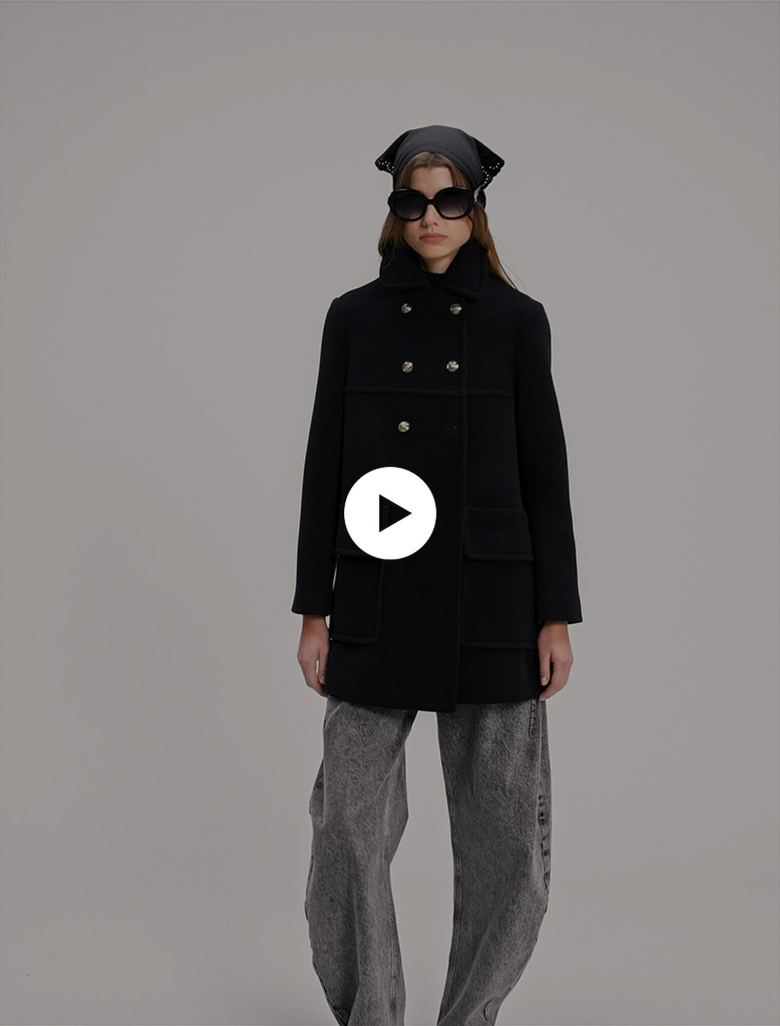 Cappotto in lana mélange