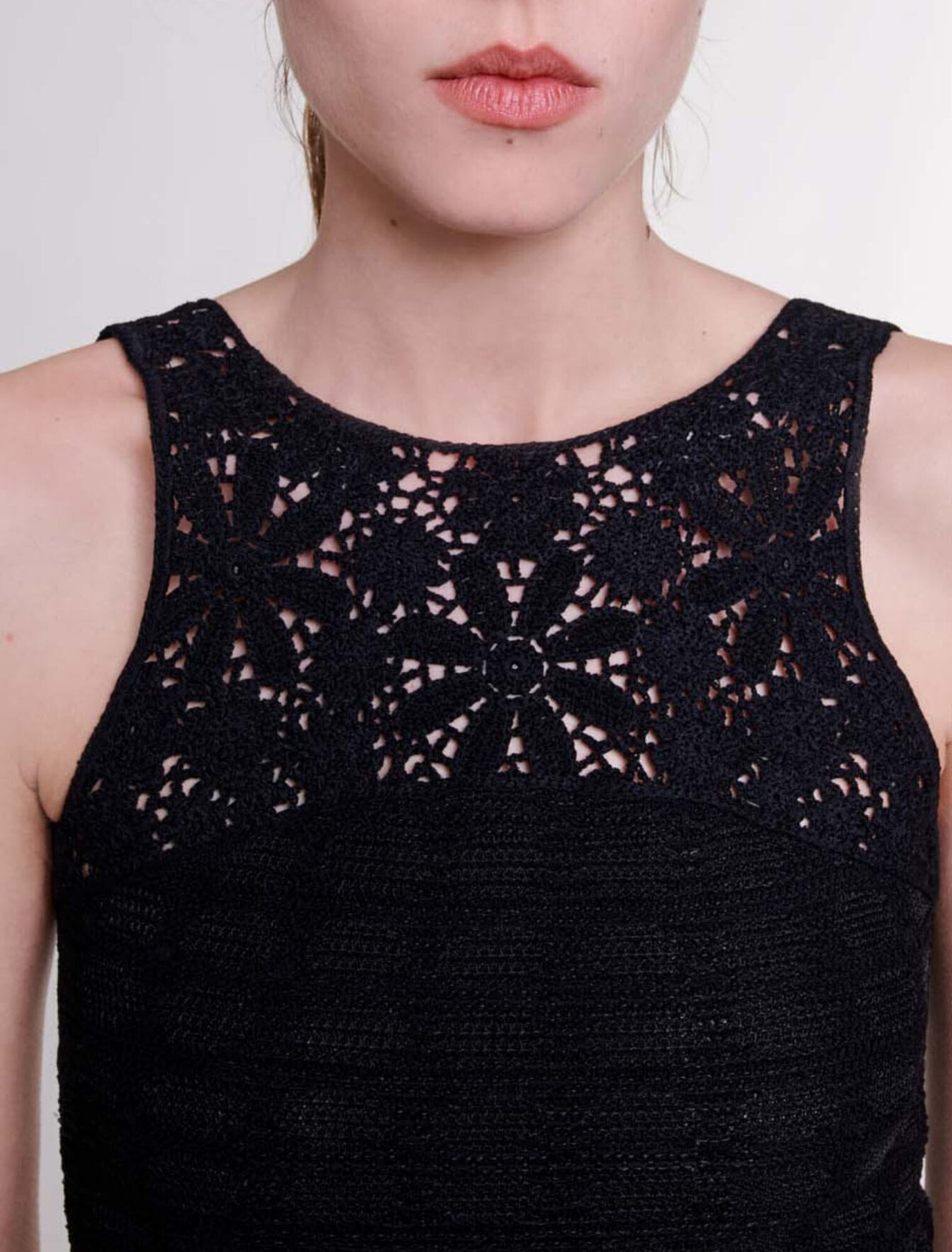 Abito lungo in crochet