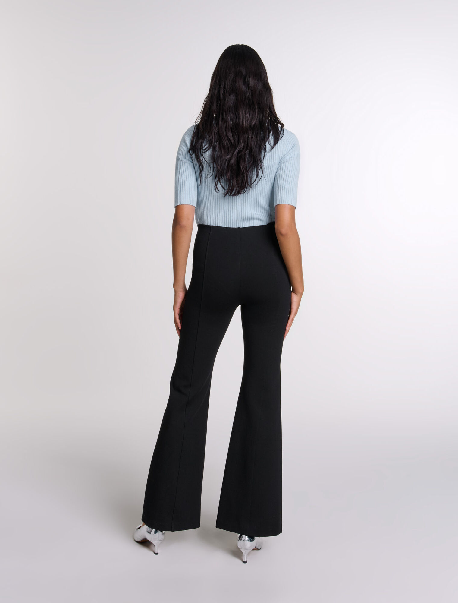 Pantaloni con dettaglio bijoux