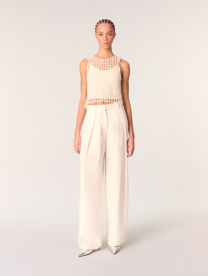 Pantaloni da tailleur larghi