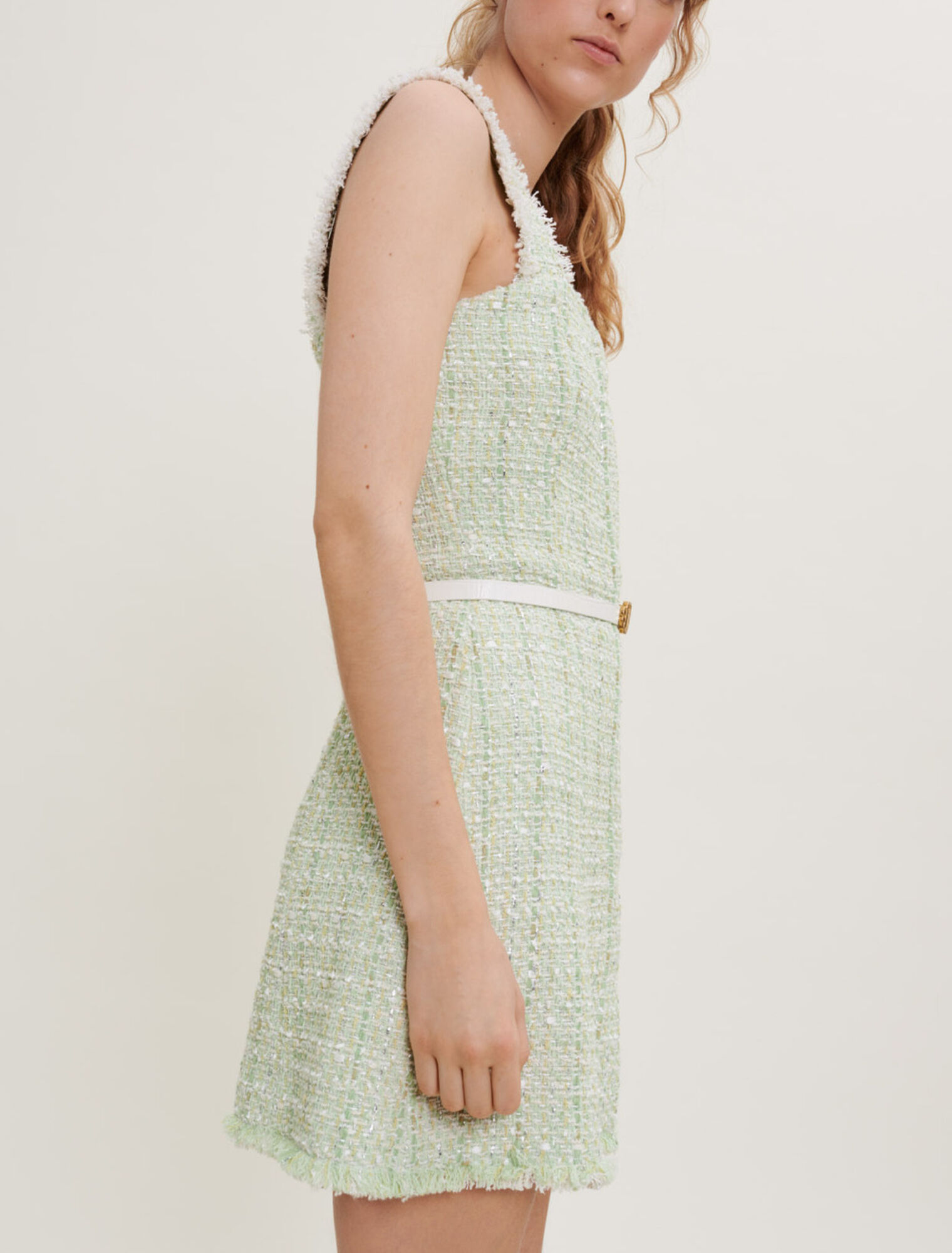 Abito in tweed lucido