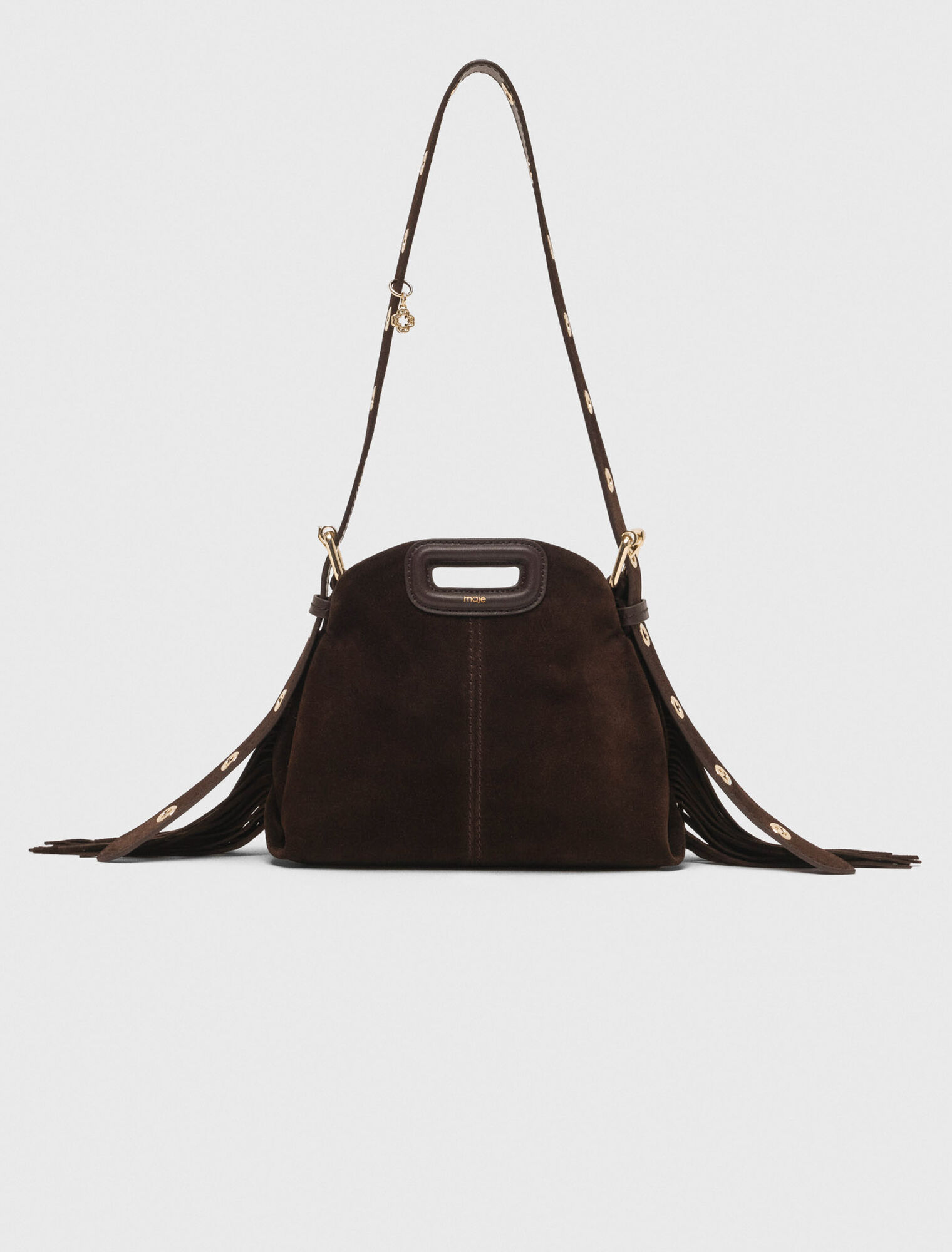 Borsa Miss M Mini in pelle scamosciata