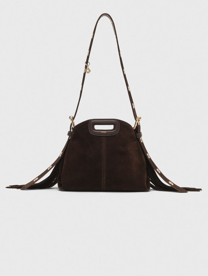 Borsa Miss M Mini in pelle scamosciata