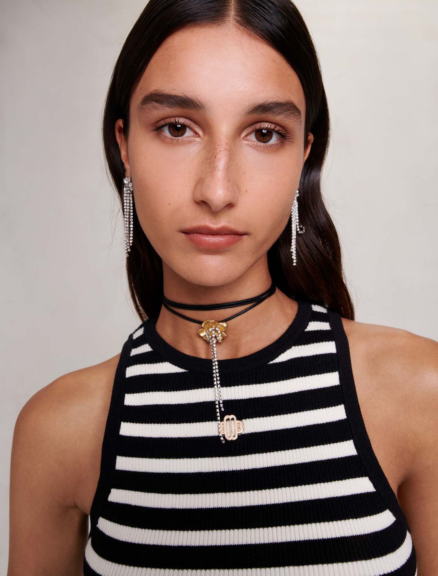 Crop top a righe