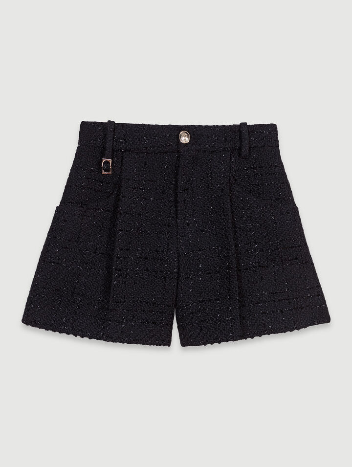 Pantaloncini in tweed