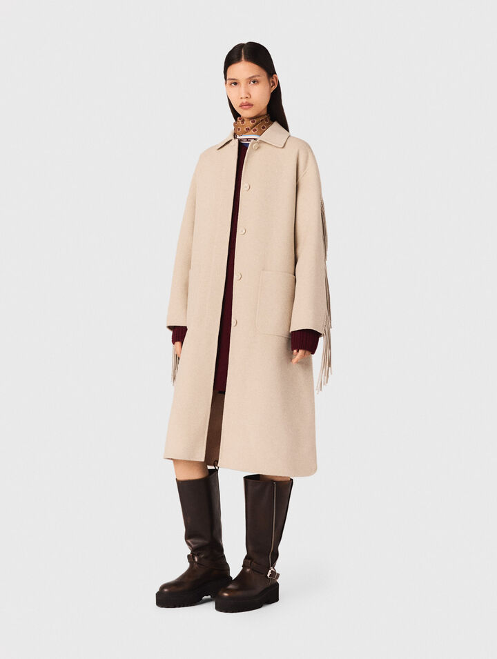 Cappotto lungo in lana
