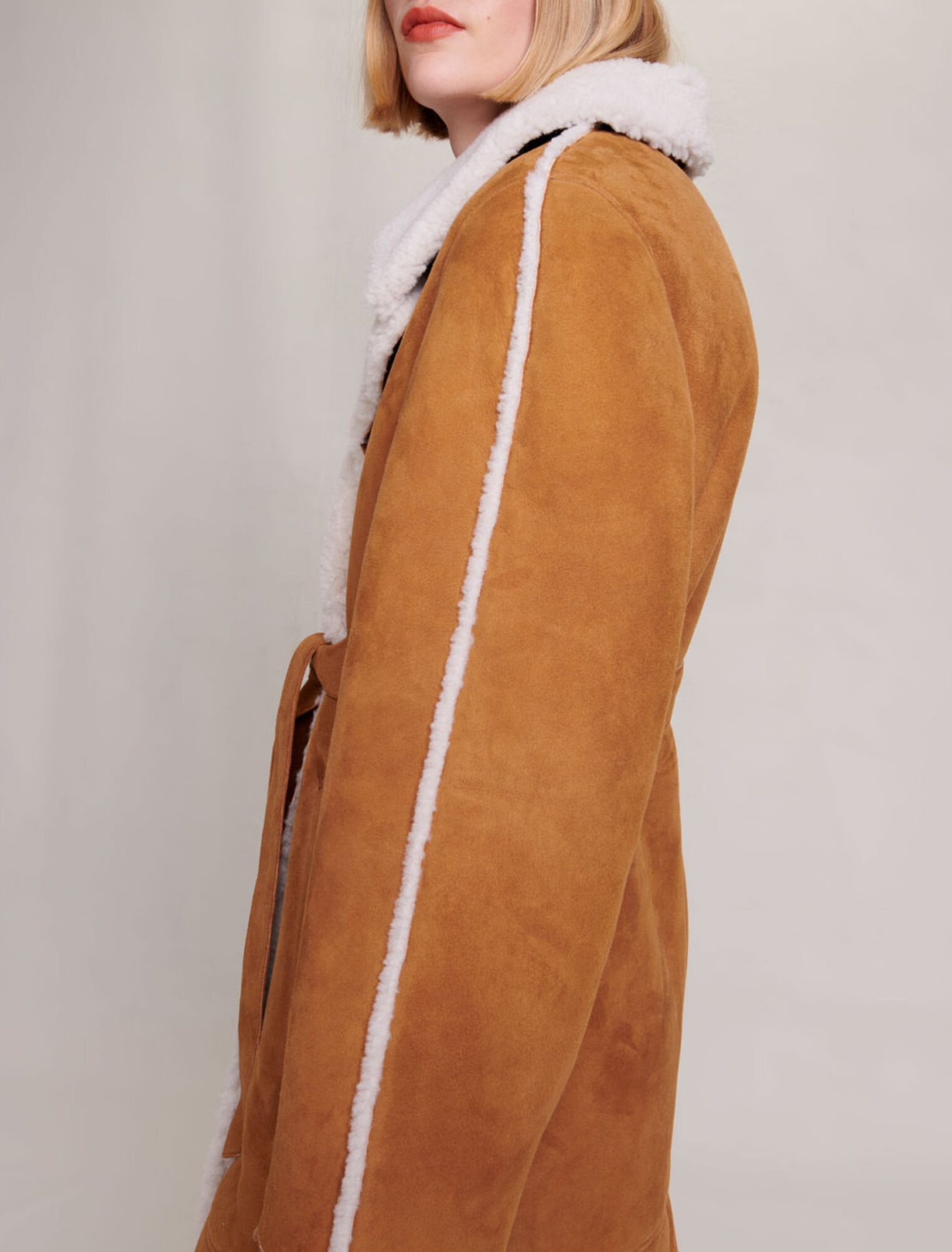 Cappotto lungo in montone