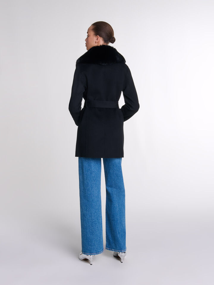 Cappotto double face medio lungo
