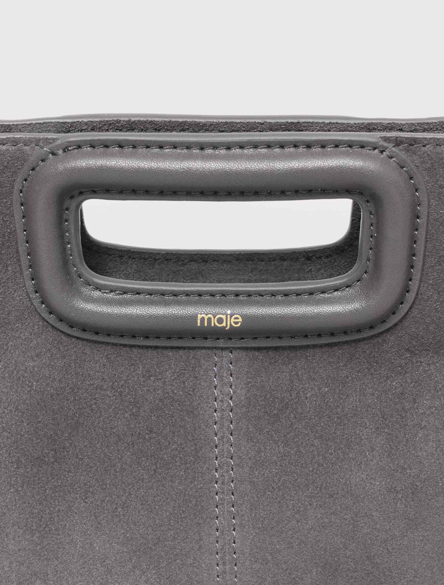 Borsa M in pelle scamosciata