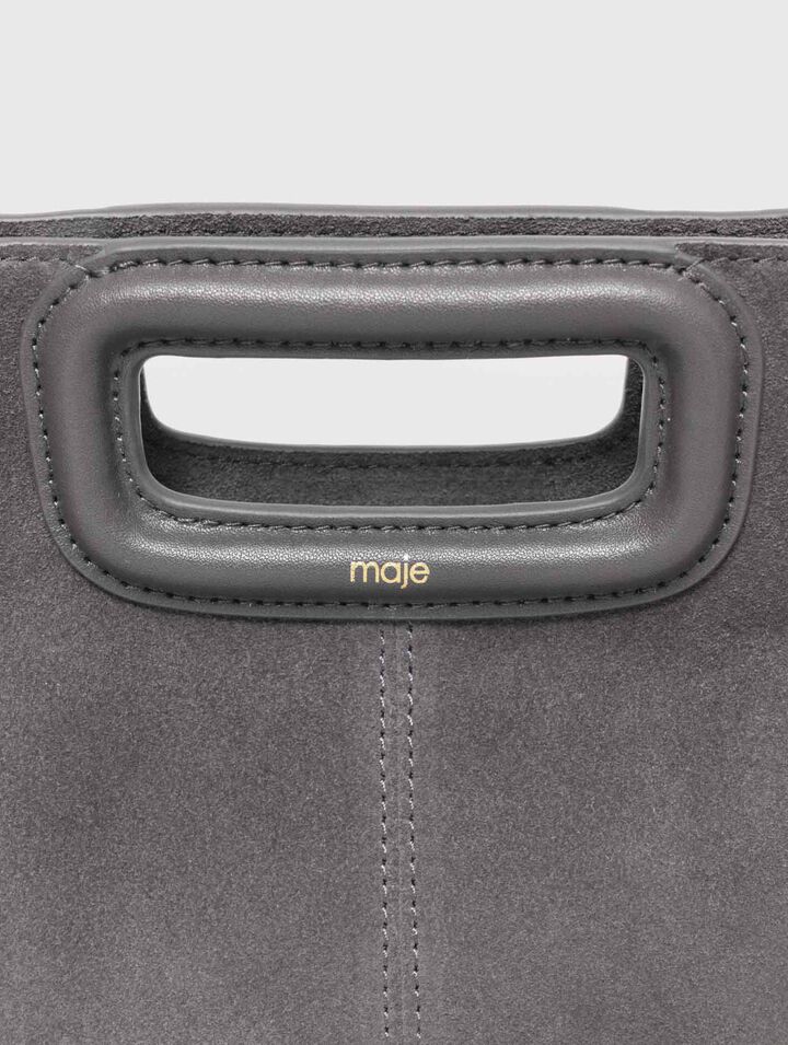 Borsa M in pelle scamosciata