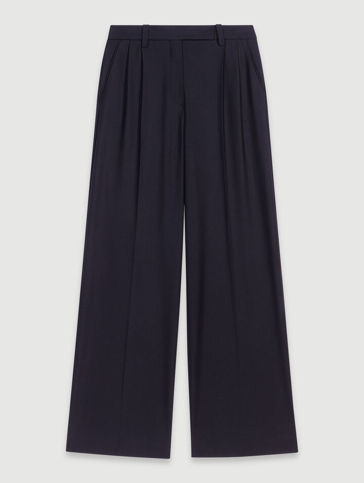 Pantaloni larghi da completo