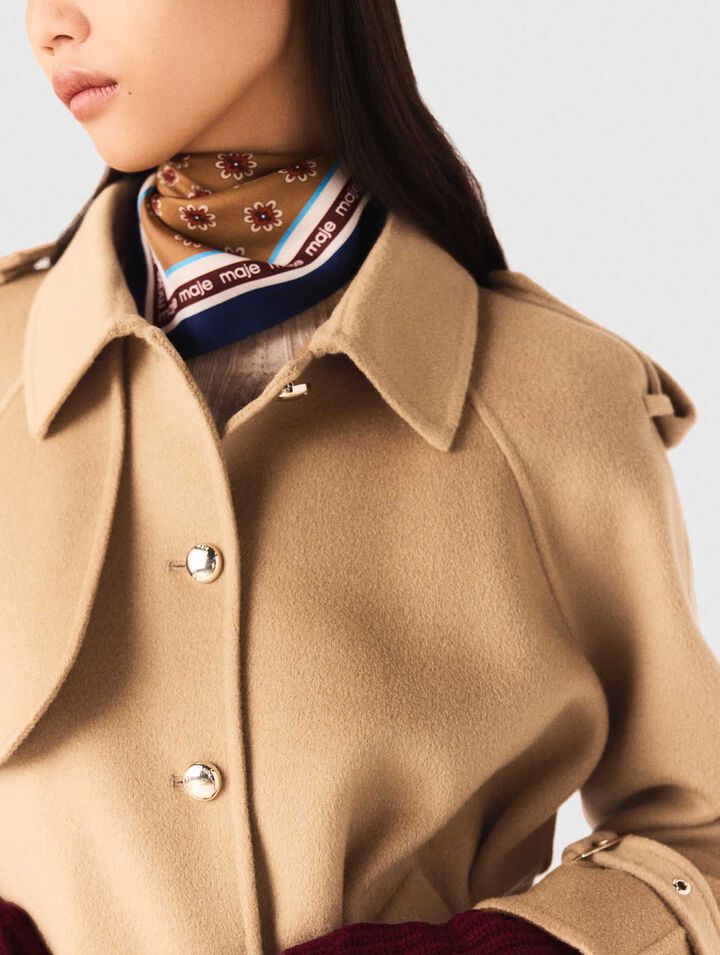 Cappotto corto double face