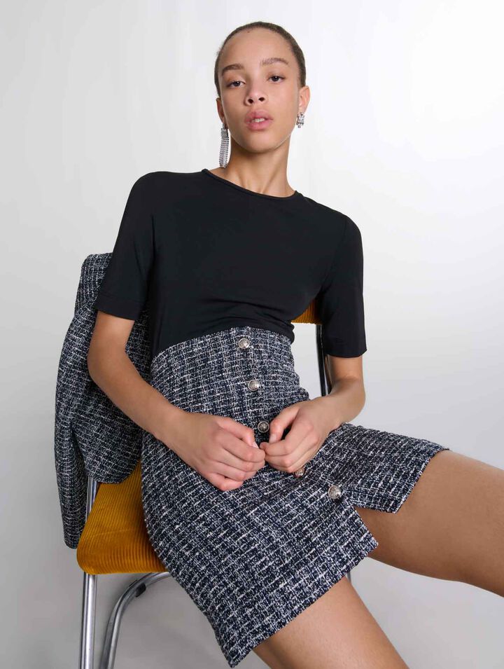 Abito 2 in 1 in tweed
