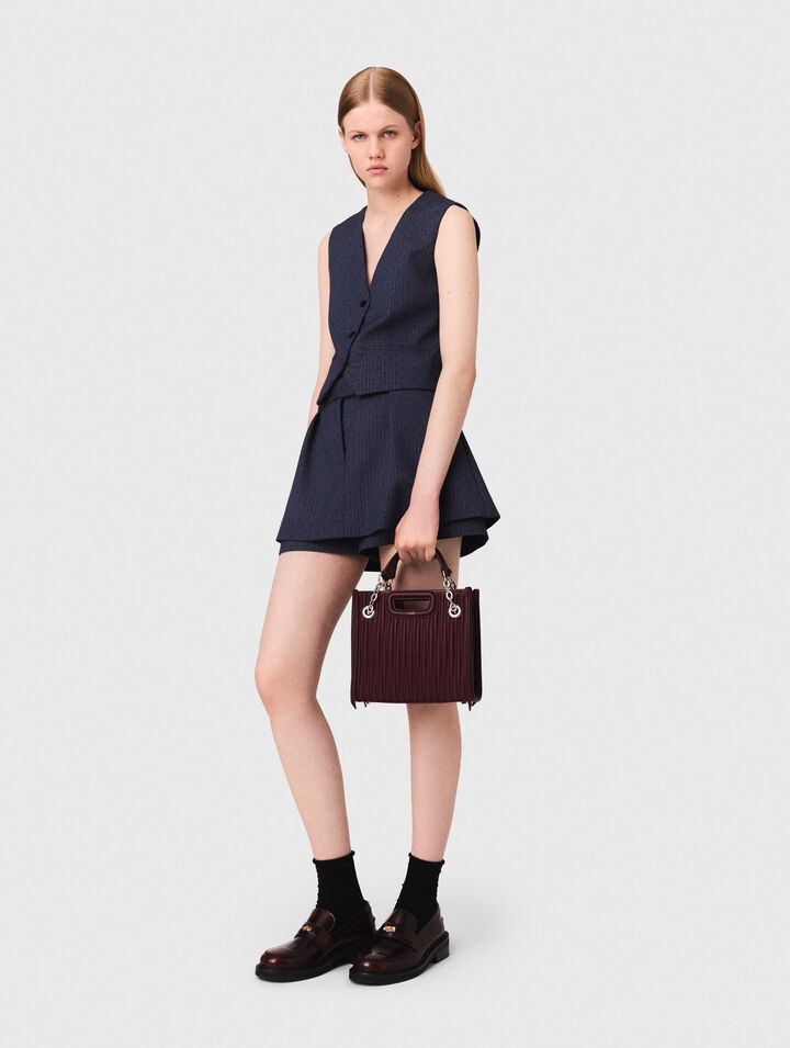 Panciotto da tailleur con strass