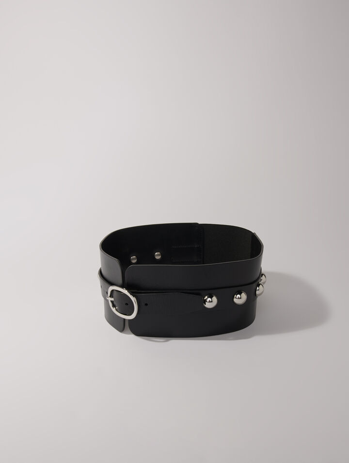 Cintura corsetto in pelle