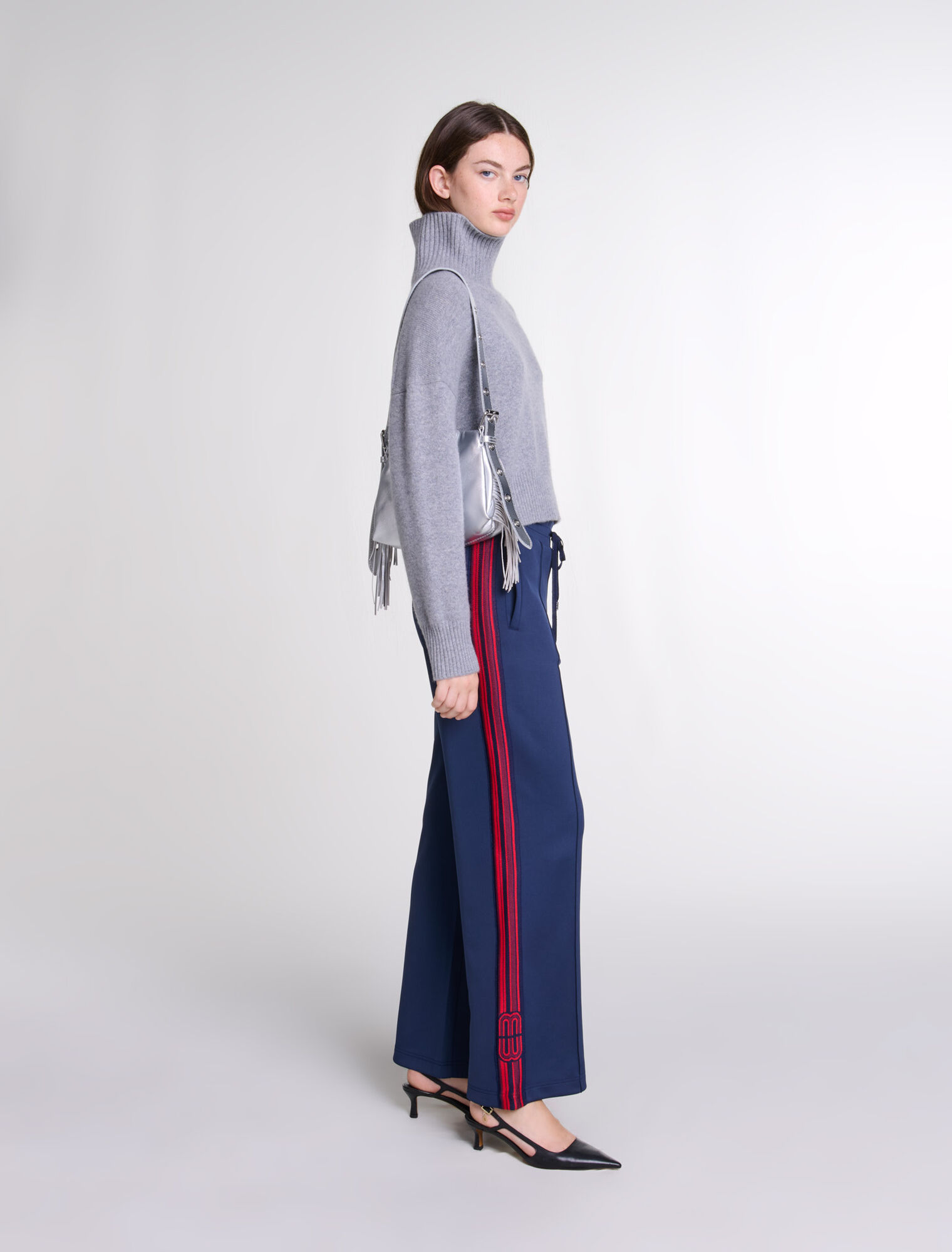 Pantaloni con bande
