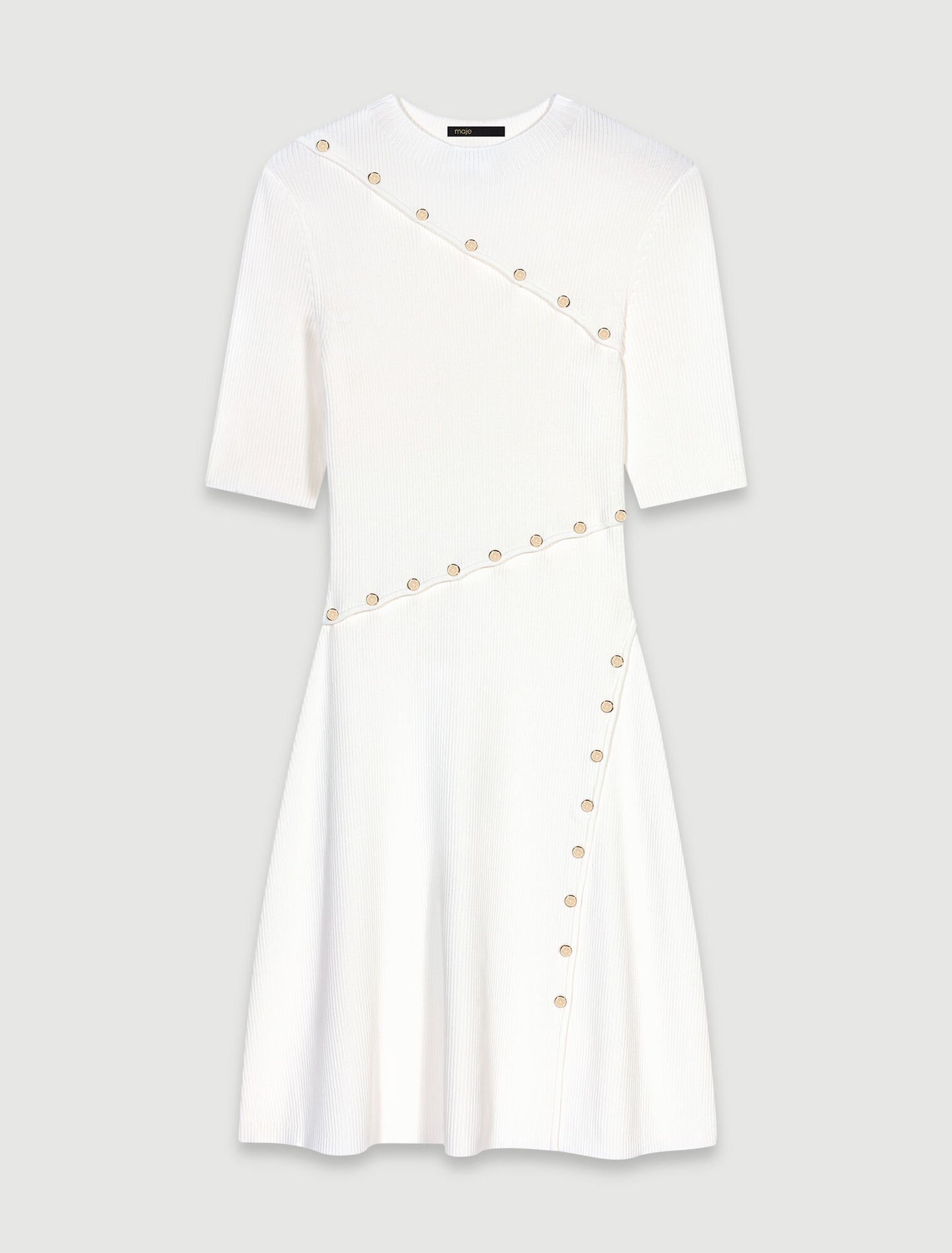 Abito corto in maglia