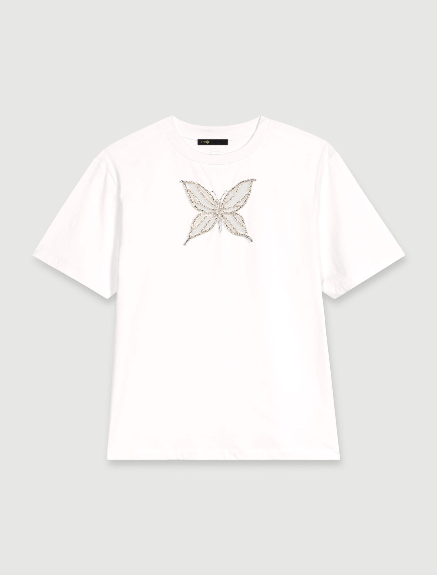 T-shirt con strass