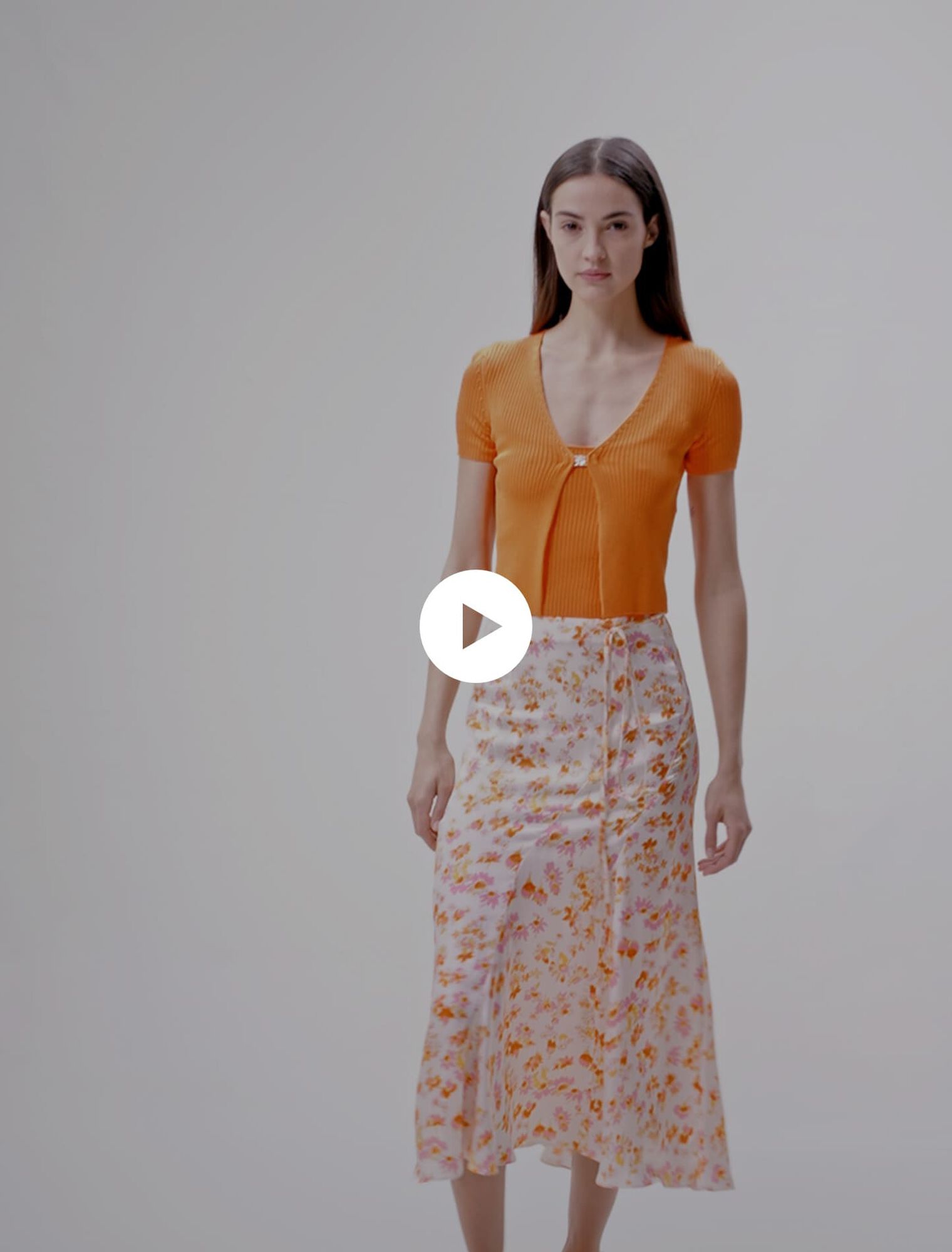 Twin set in maglia a coste