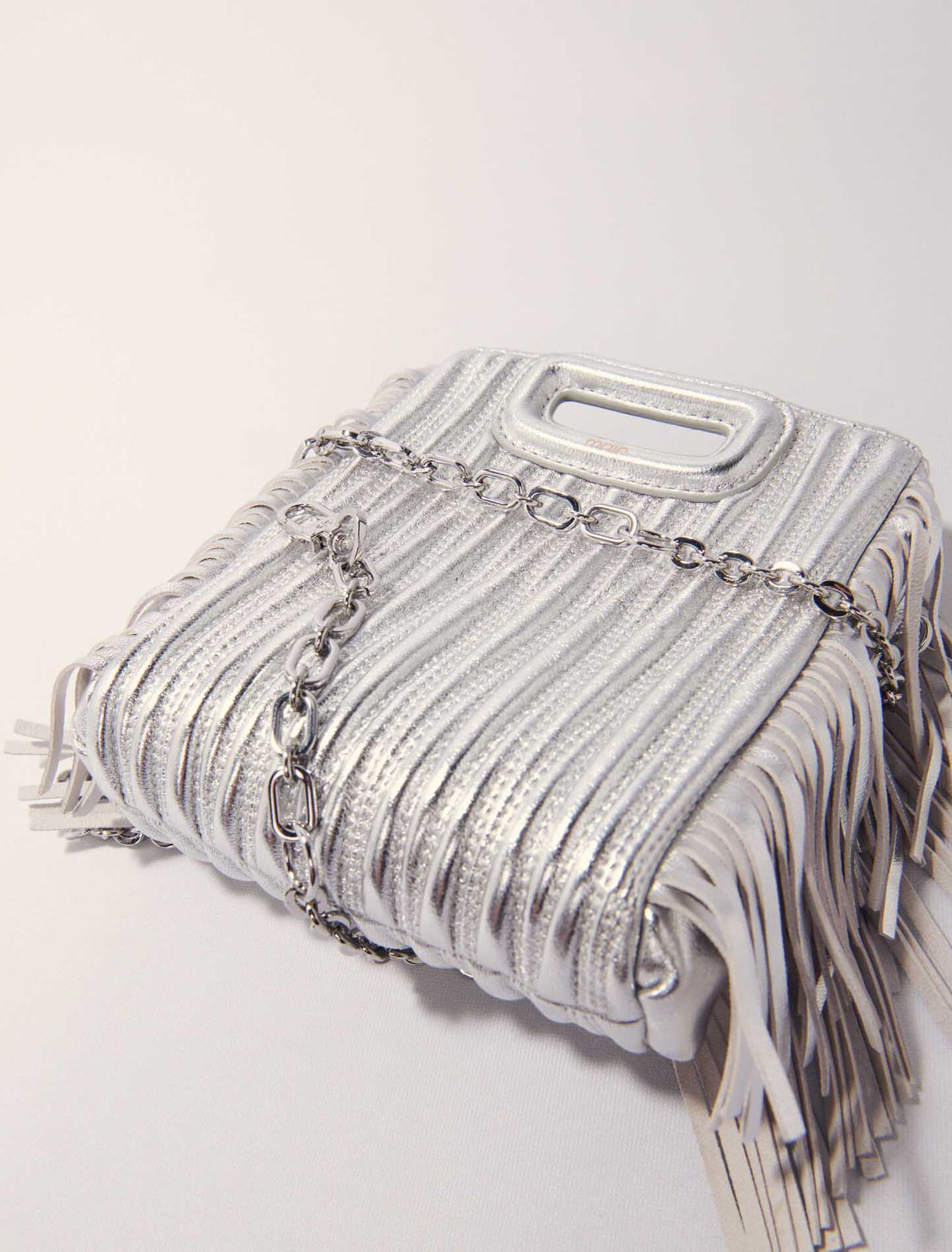 Borsa M Mini pelle trapuntata metal