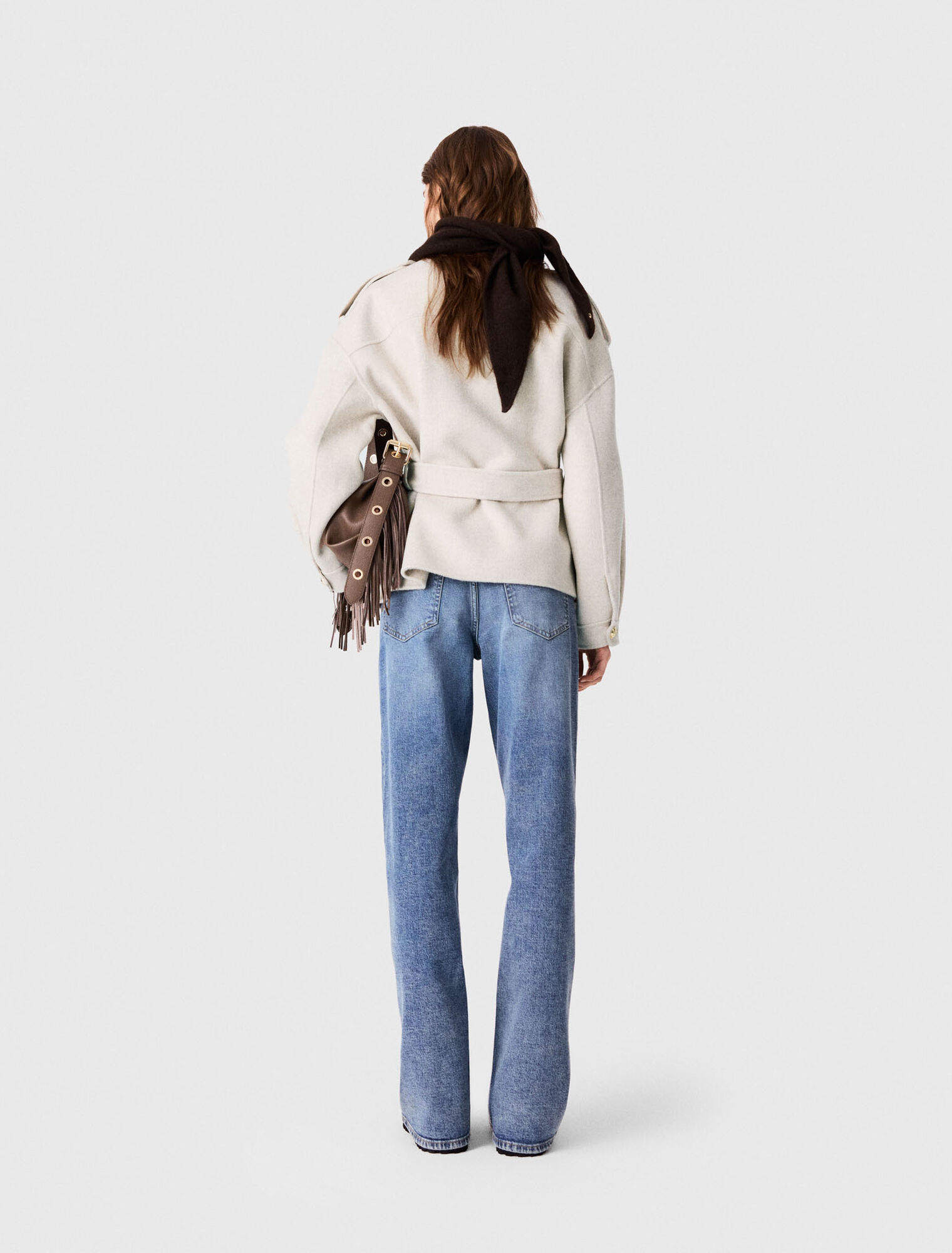 Cappotto double face medio lungo