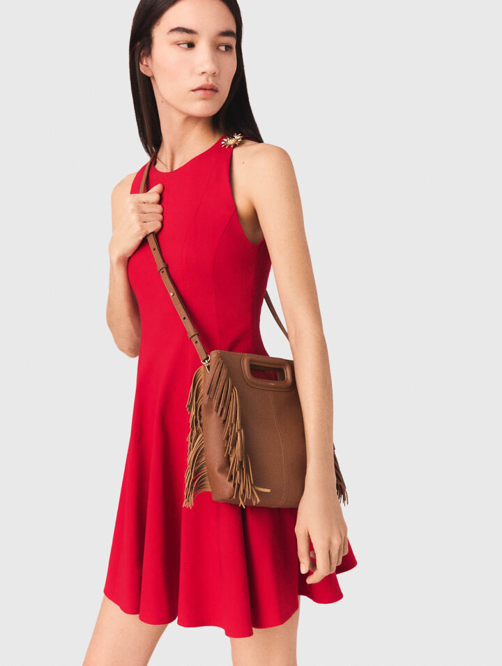 Borsa M in pelle granulata