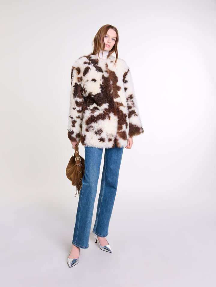 Shearling reversibile