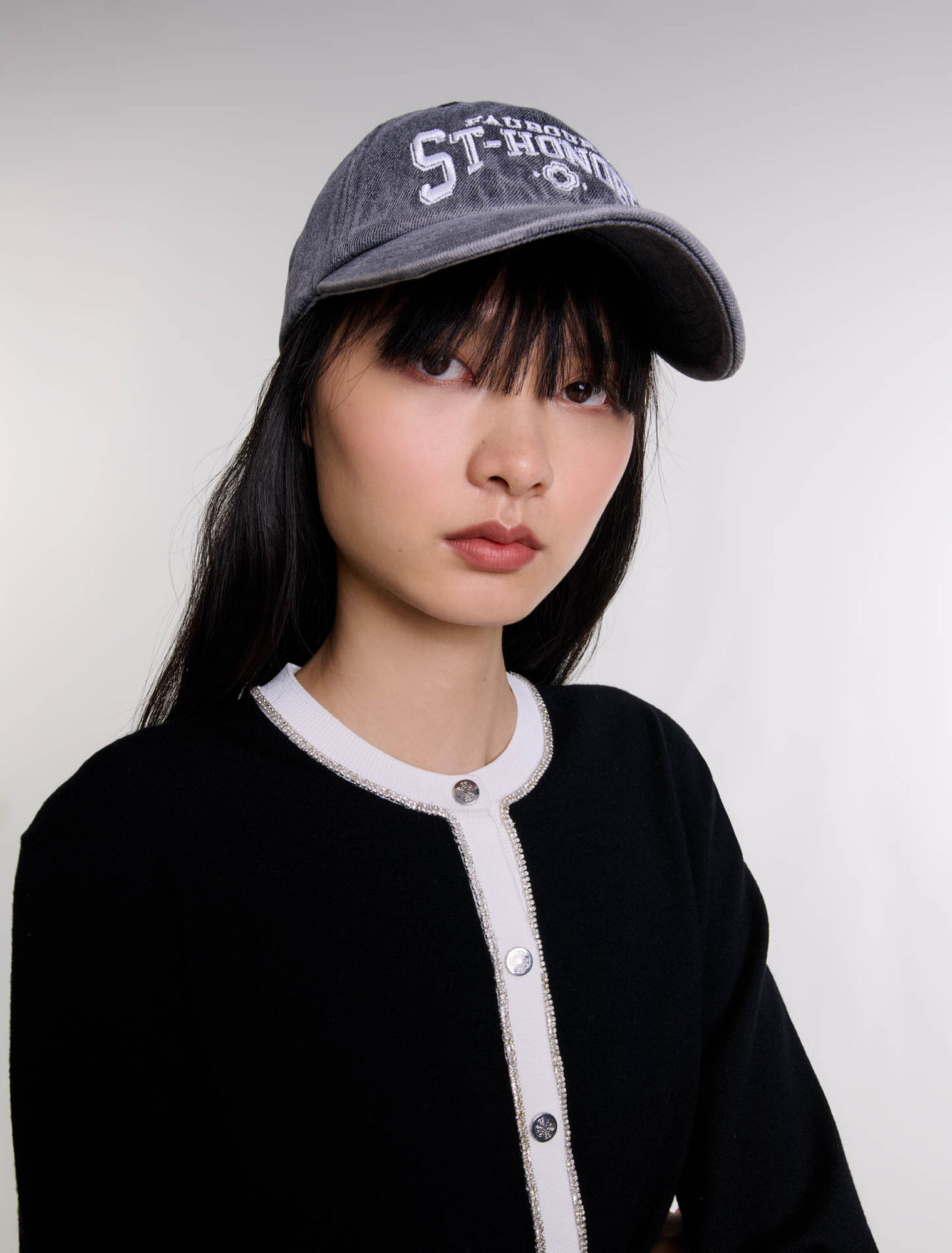 Cappellino in denim Saint Honoré
