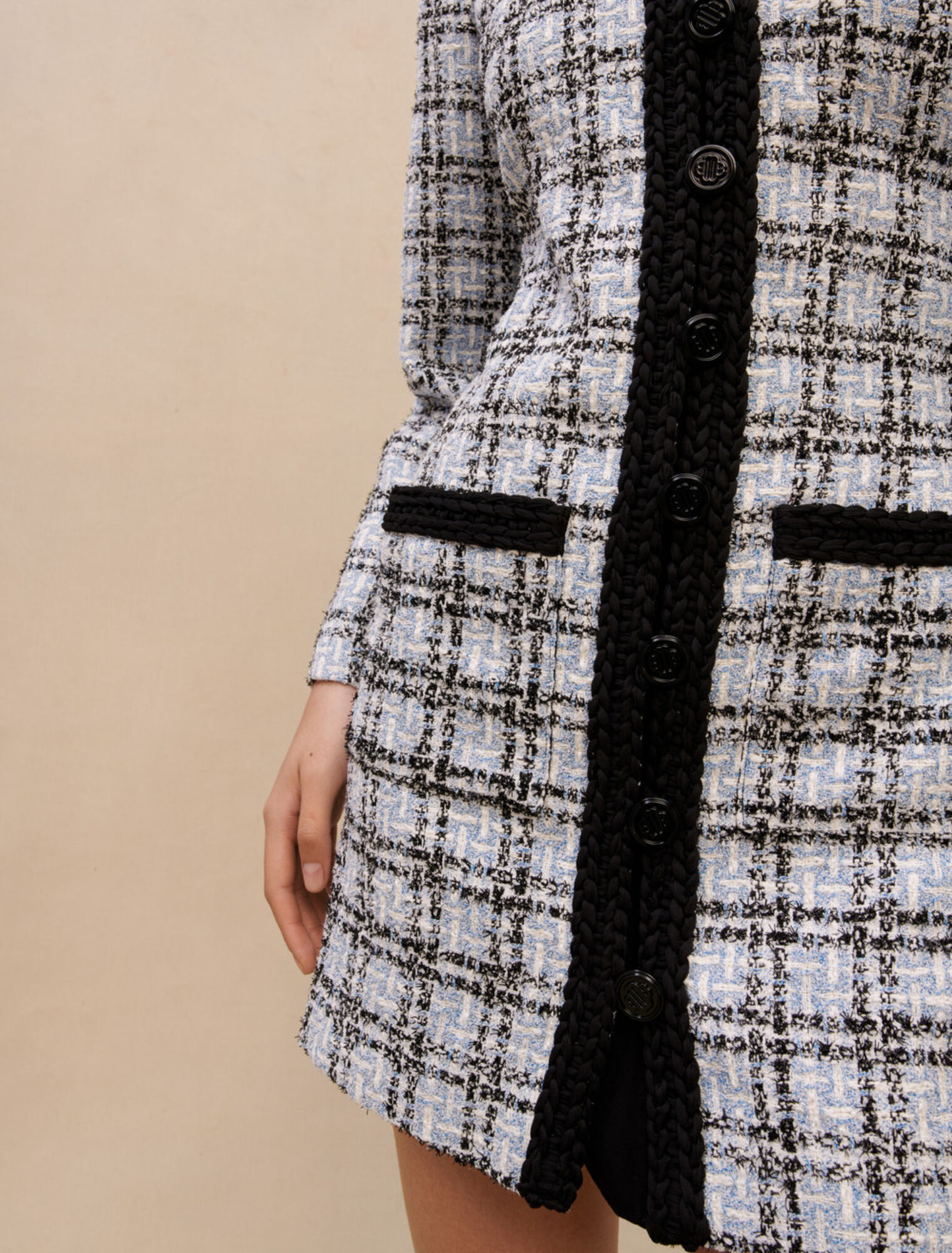 Abito effetto tweed