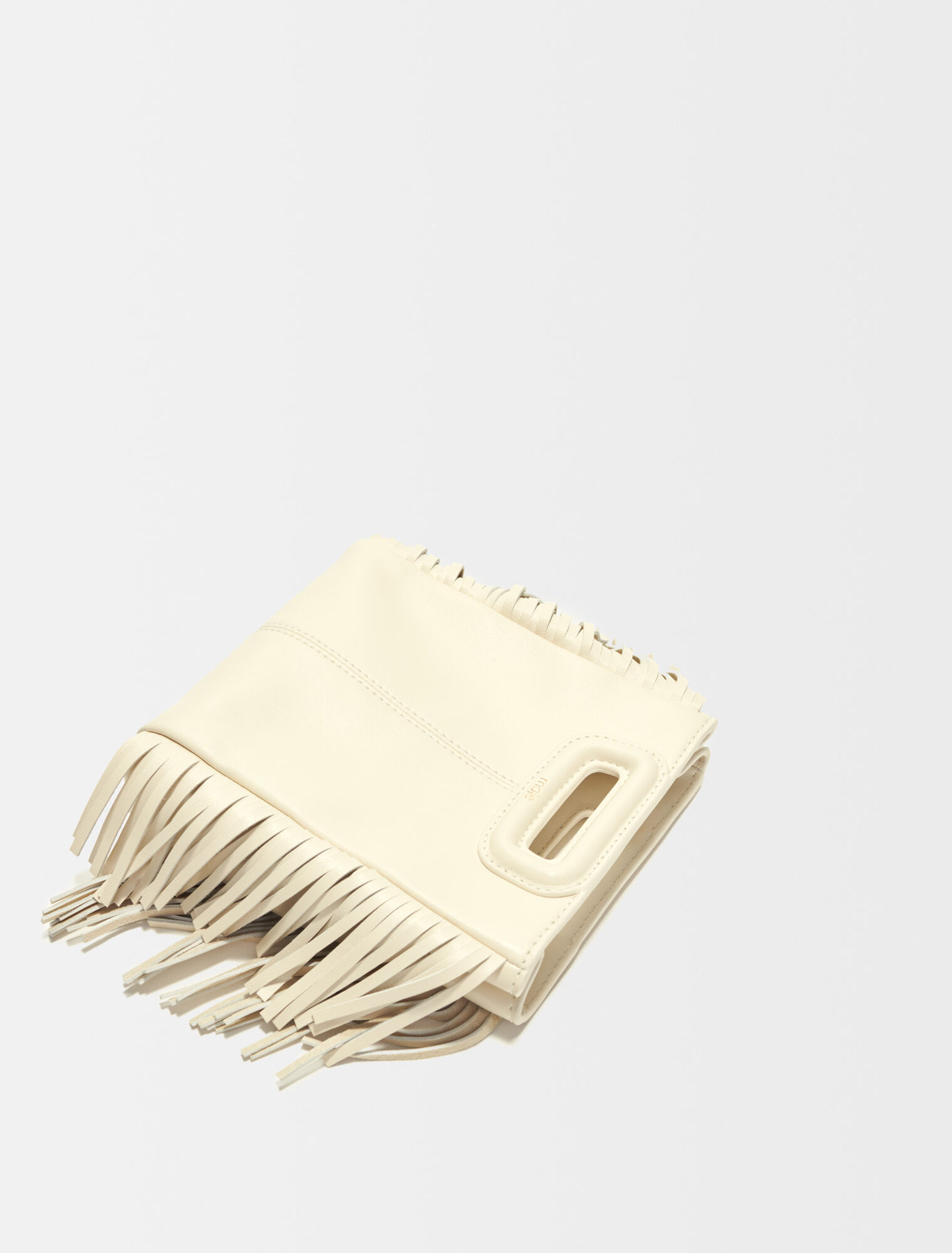 Borsa M in pelle con borchie