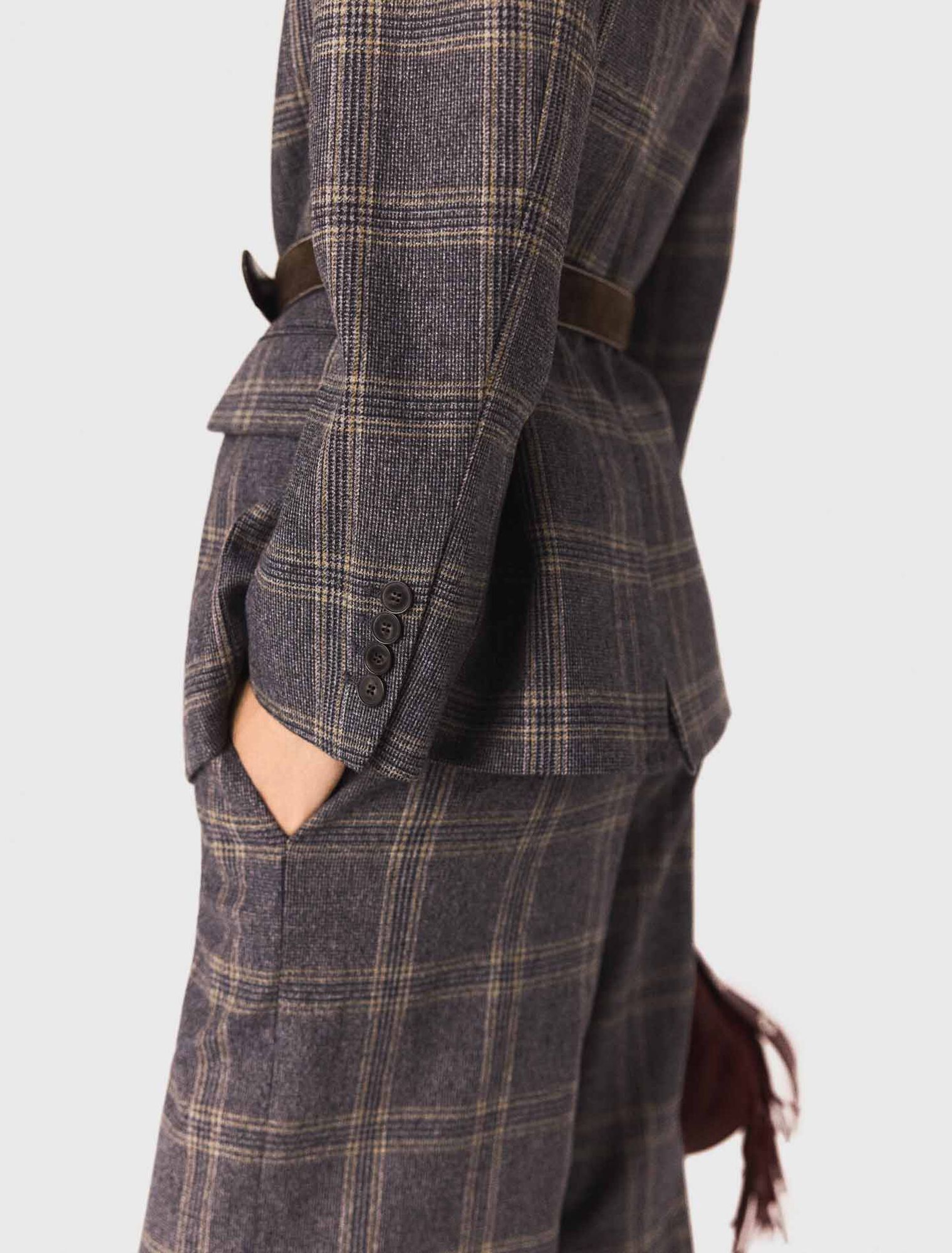 Giacca da tailleur a quadri