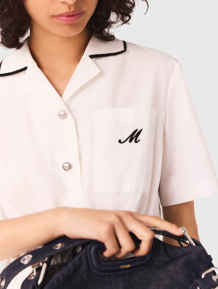 Abito camicia maniche corte